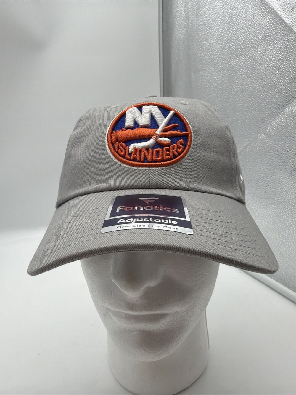 Fanatics New York islanders Adjustable Strapback Hat Cap Gray